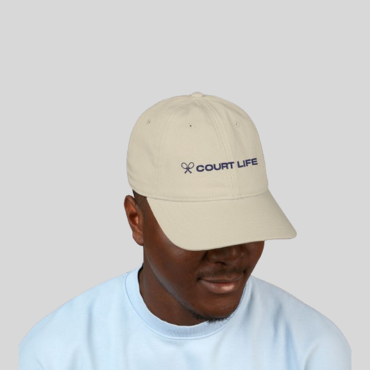 Court Life Cap Organic (Embroidery) Hat Lifestyle