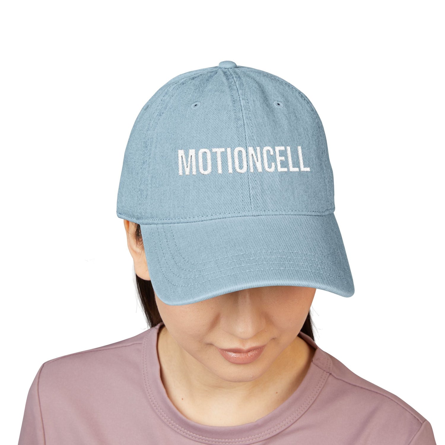 Buy embroidered dad cap for runners - MotionCell unstructured adjustable running hat
