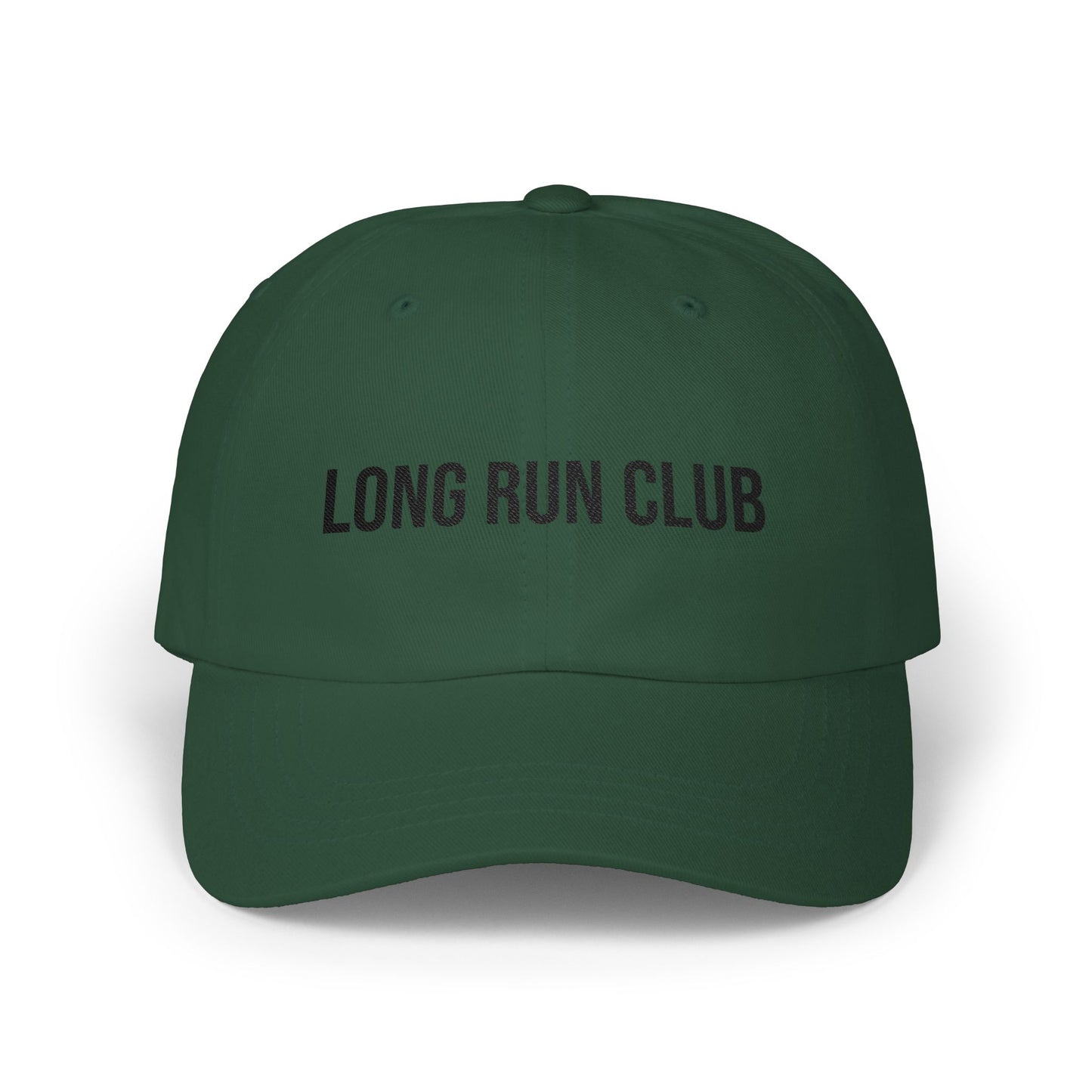 Long Run Club cap top view - buy embroidered cotton distance runner hat MotionCell