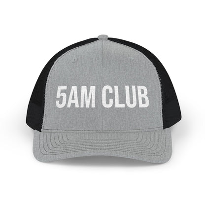 5AM Club running hat lifestyle - buy embroidered trucker cap runner gift MotionCell