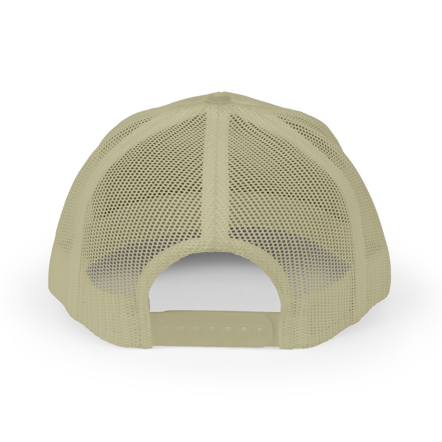 Embroidered Padel Icon Trucker Cap by MotionCell, worn lifestyle shot