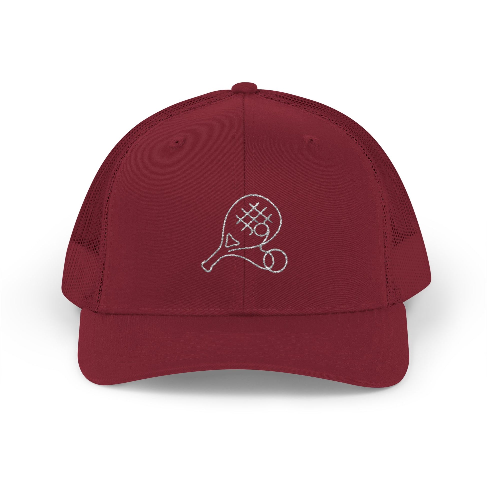 Embroidered Padel Icon Trucker Cap by MotionCell, colorway detail