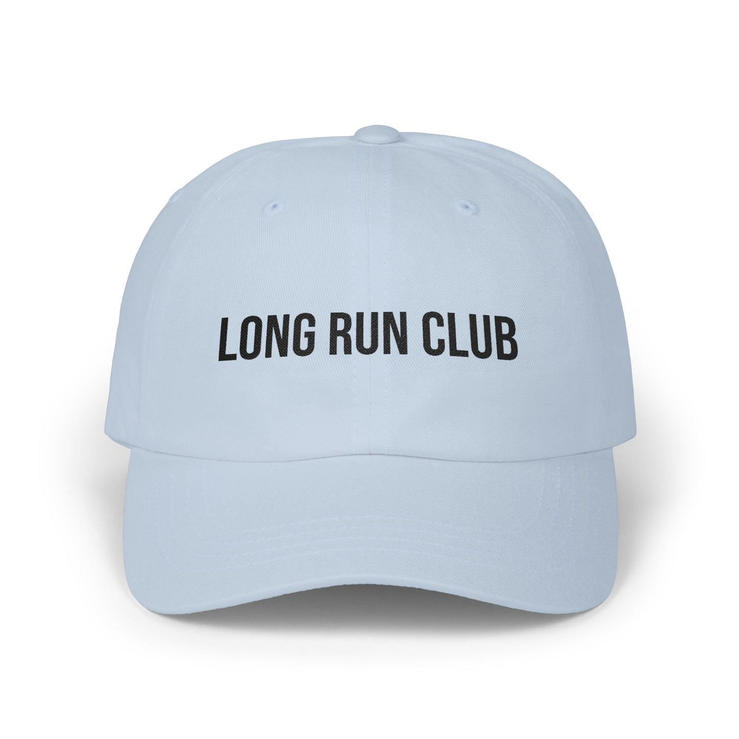 Long Run Club hat lifestyle - shop embroidered running hat marathon runner gift
