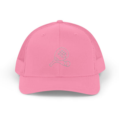 Embroidered Padel Icon Trucker Cap by MotionCell, colorway detail