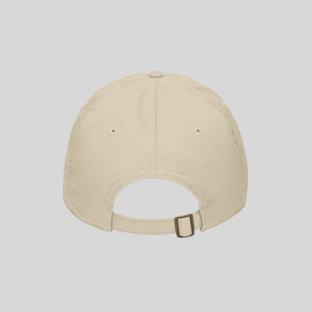 Court Life Cap  Organic (Embroidery) Hat Back Oyster Color