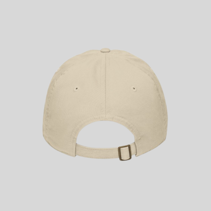 Court Life Cap  Organic (Embroidery) Hat Back Oyster Color
