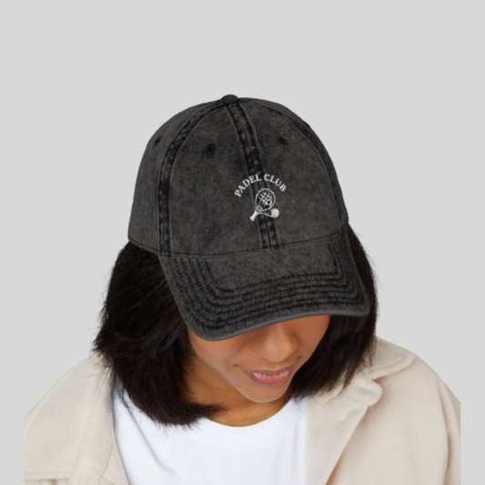 "Padel Club" Vintage Embroidered Cap