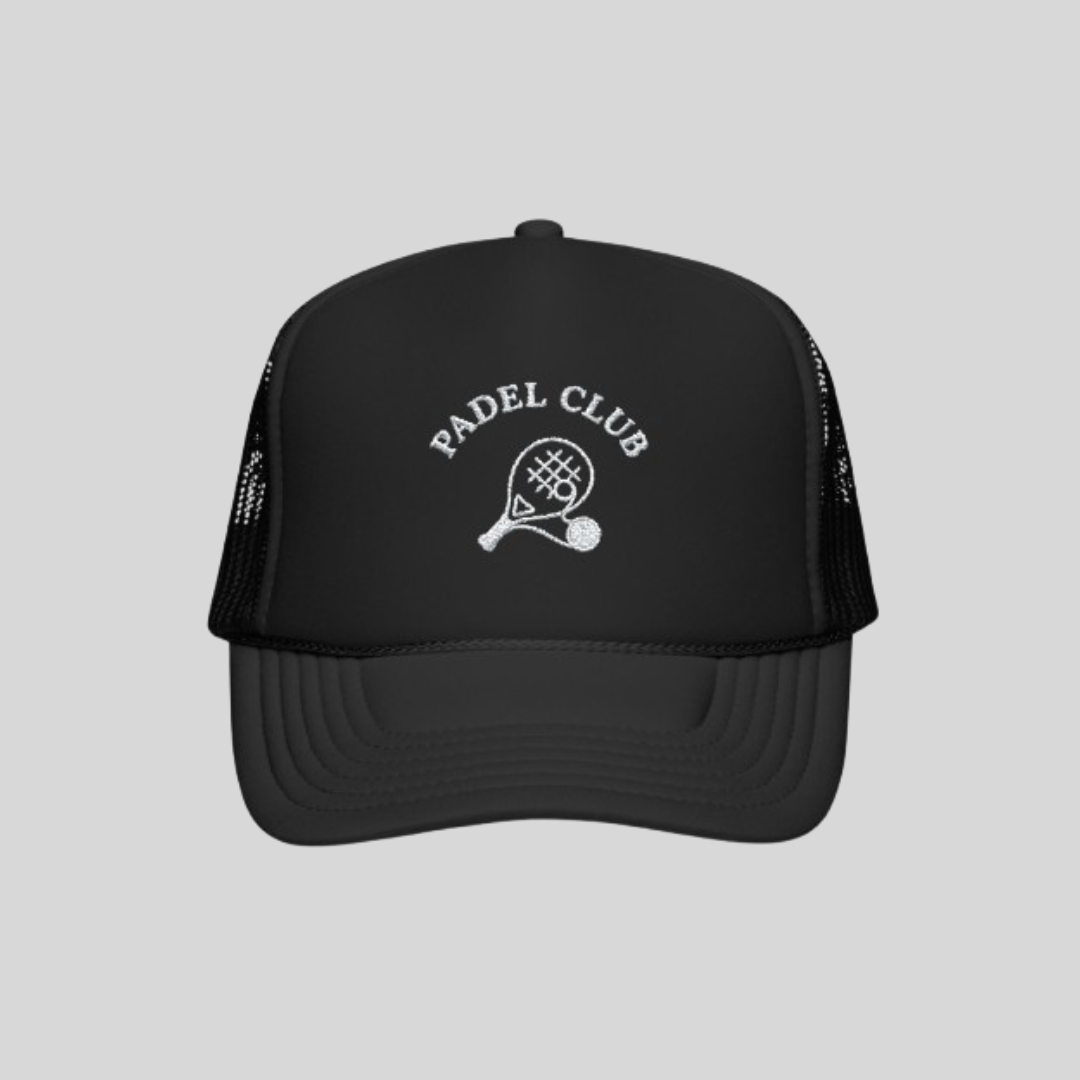 Padel cap - embroidered padel club mesh hat