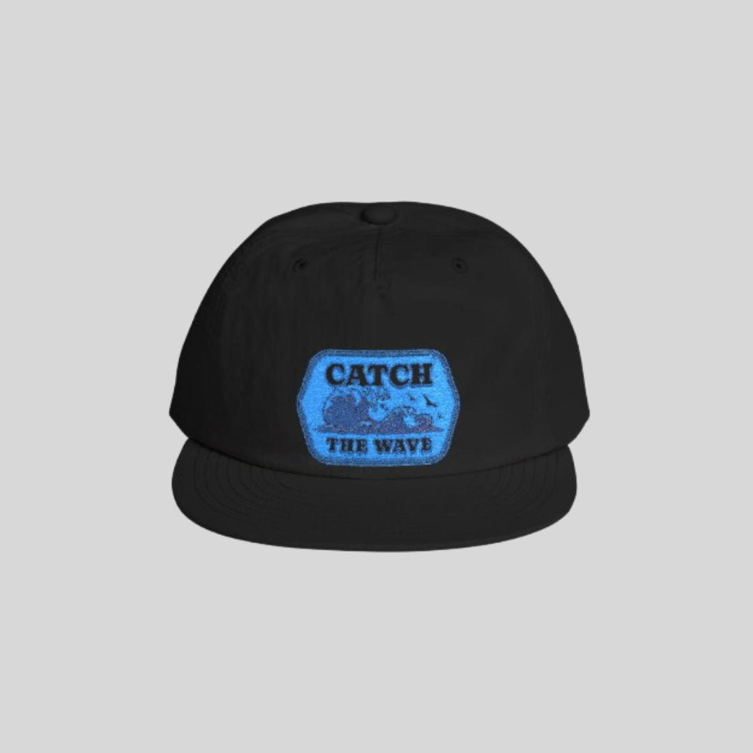 Surf Cap "Catch the Wave" Embroidered Hat