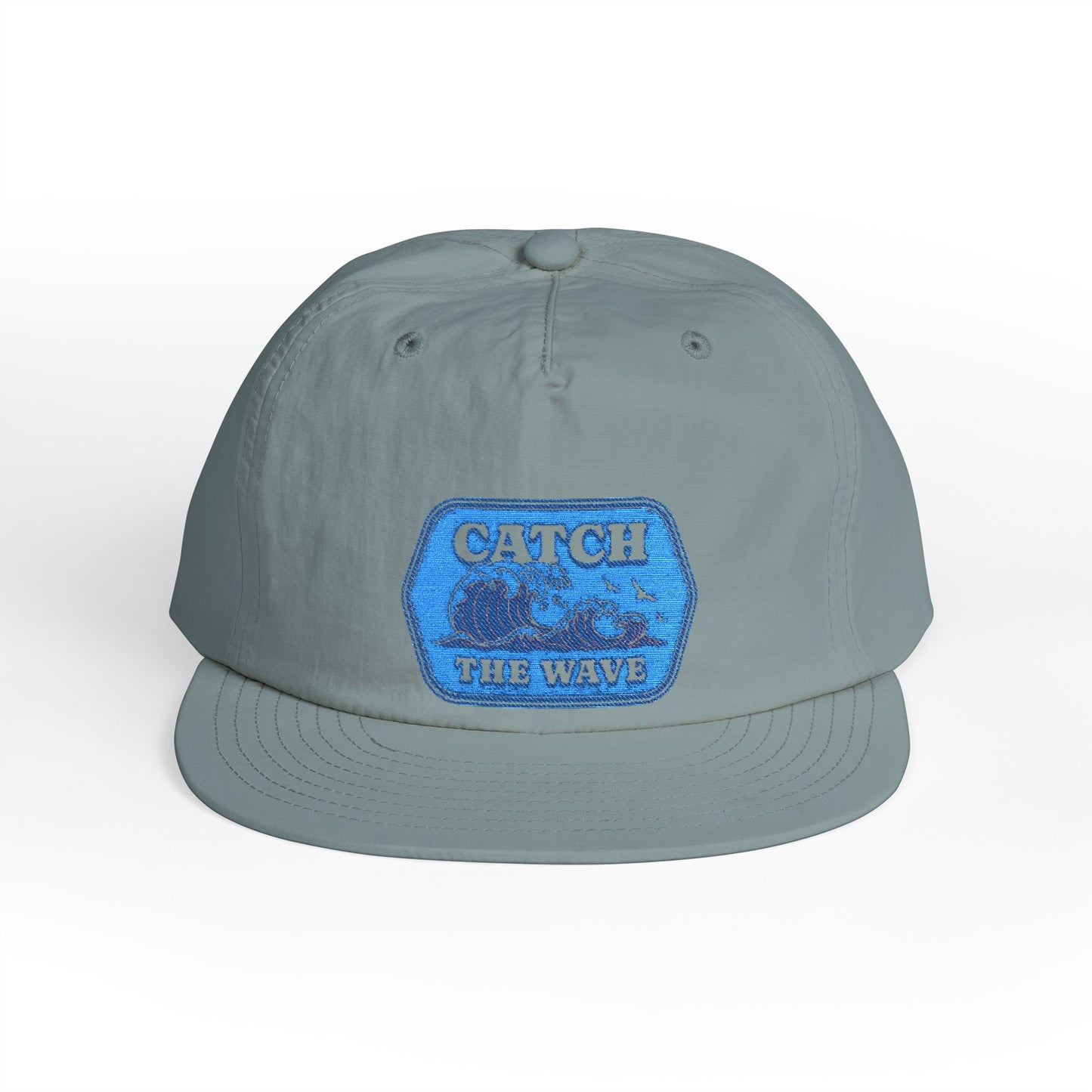 Surf Cap "Catch the Wave" Embroidered Mineral Cap