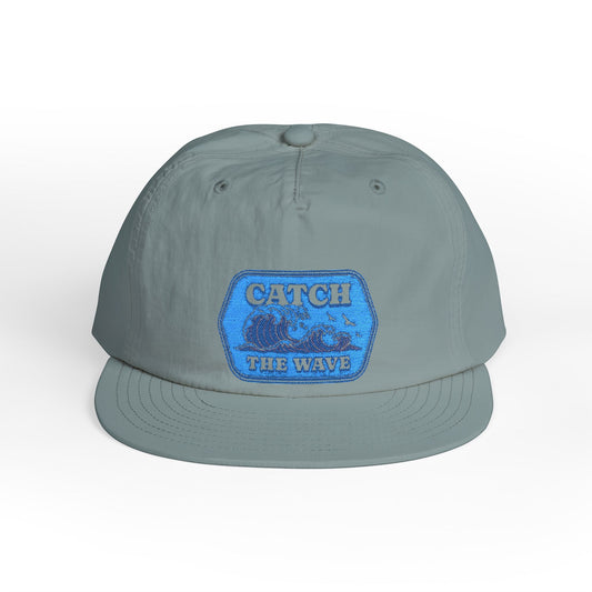 Surf Cap "Catch the Wave" Embroidered Mineral Cap